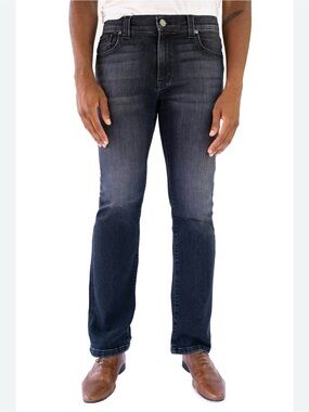 Fidelity Denim The Jimmy Straight Leg Jeans SZ 38 Premium Dark Wash Stretch
